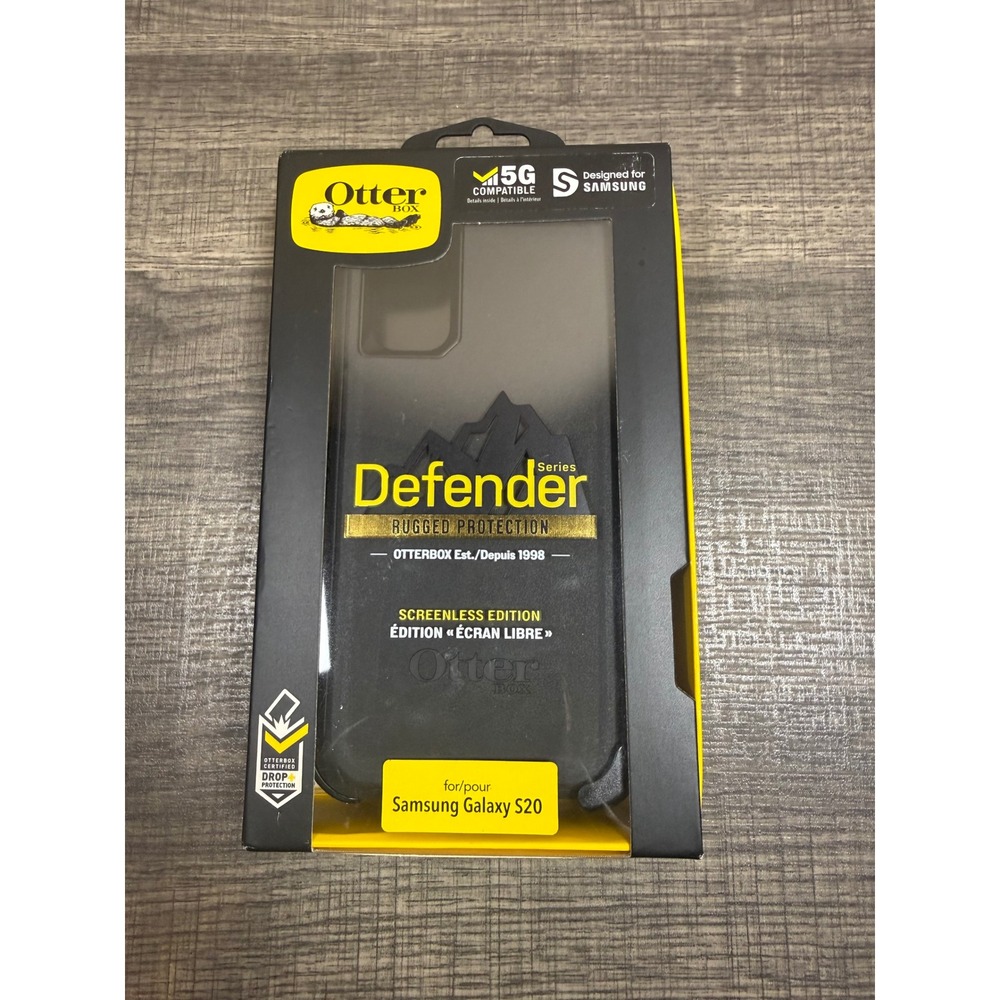 OtterBox Defender Series Case for Samsung Galaxy S20 Black Screenless Edition
